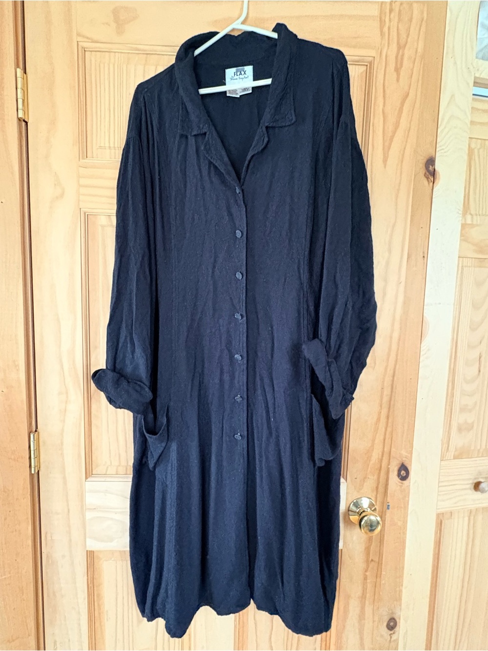 FLAX duster (black)